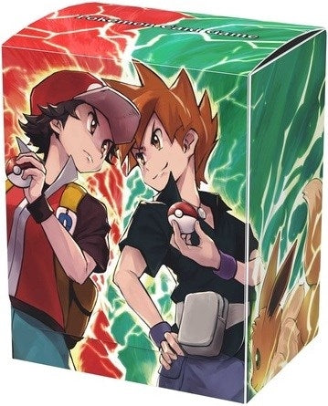 Image for Pokemon Center Japan Exclusive: Red and Green Deck Box - Deck Boxes