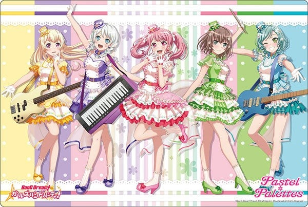 Image for Bushiroad Rubber Mat Collection V2 Vol.554: BanG Dream! Girls Band Party! - Pastel*Palettes - Playmats
