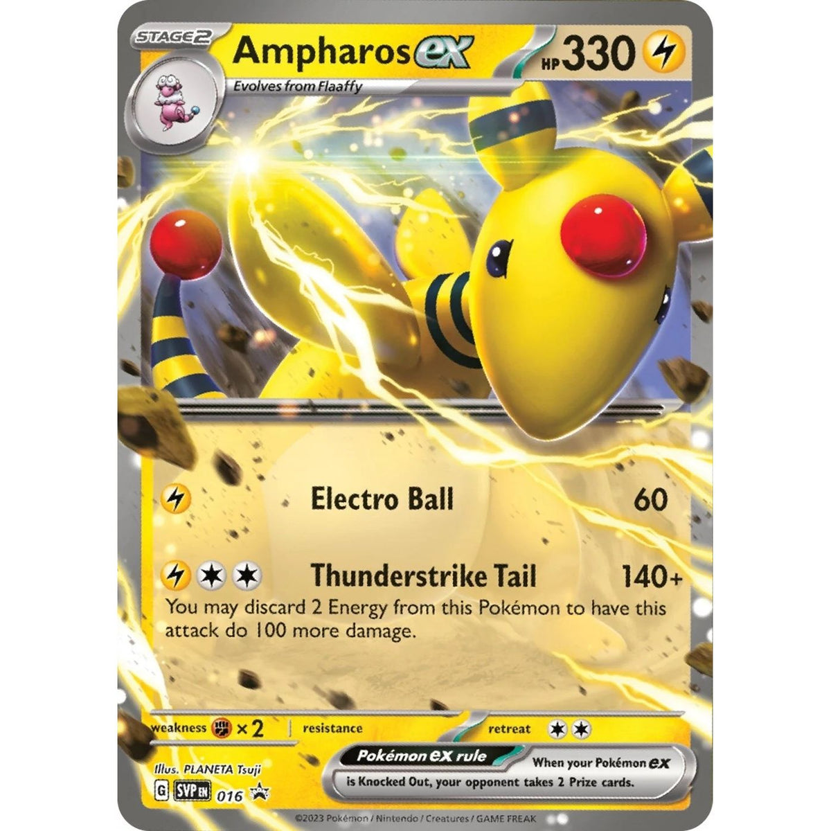 Ampharos ex - 016 (016) (SV: Scarlet & Violet Promo Cards) - PokeBox USA