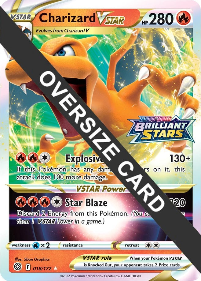 Image for Charizard VSTAR (018/172) (Jumbo Cards) (PR) - Pokemon