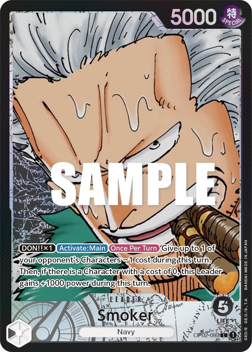 Image for Smoker (093) (Alternate Art) (OP02-093) (Paramount War) (OP02) - One Piece Card Game