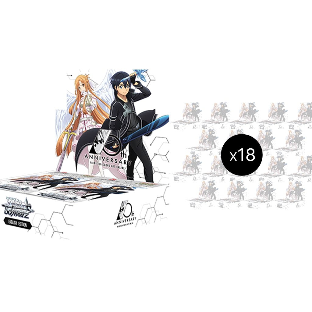 Image for Sword Art Online Animation 10th Anniversary Booster Box Case - Weiss Schwarz
