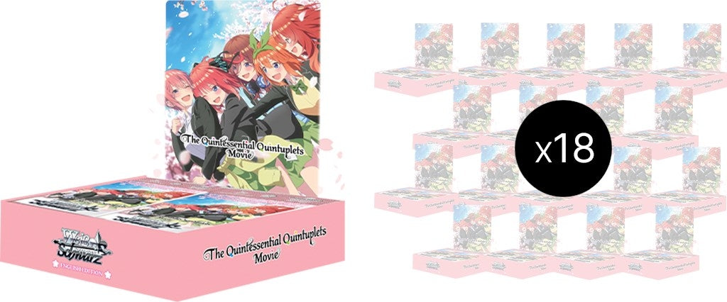 Image for The Quintessential Quintuplets Movie Booster Box Case - Weiss Schwarz