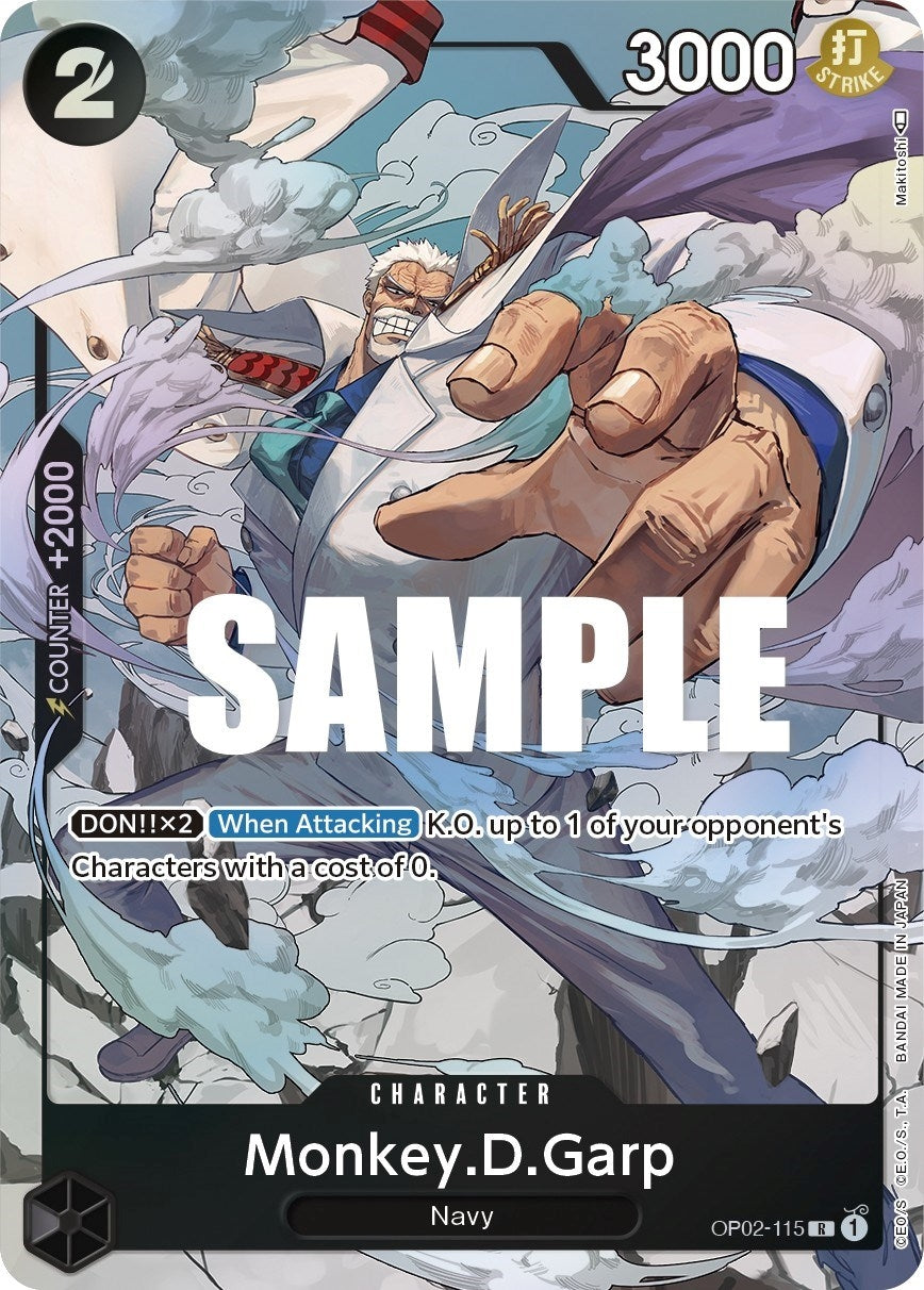 Image for Monkey.D.Garp (115) (Alternate Art) (OP02-115) (Paramount War) (OP02) - One Piece Card Game