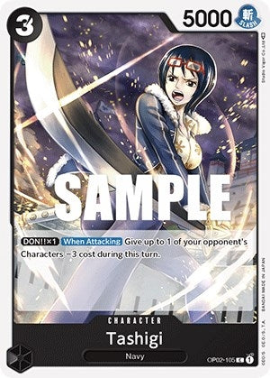 Image for Tashigi (OP02-105) (Paramount War) (OP02) - One Piece Card Game