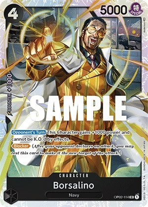 Image for Borsalino (OP02-114) (Paramount War) (OP02) - One Piece Card Game