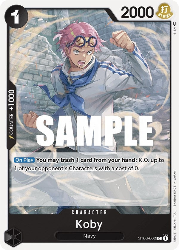 Image for Koby (ST06-002) (Starter Deck 6: Absolute Justice) (ST-06) - One Piece Card Game