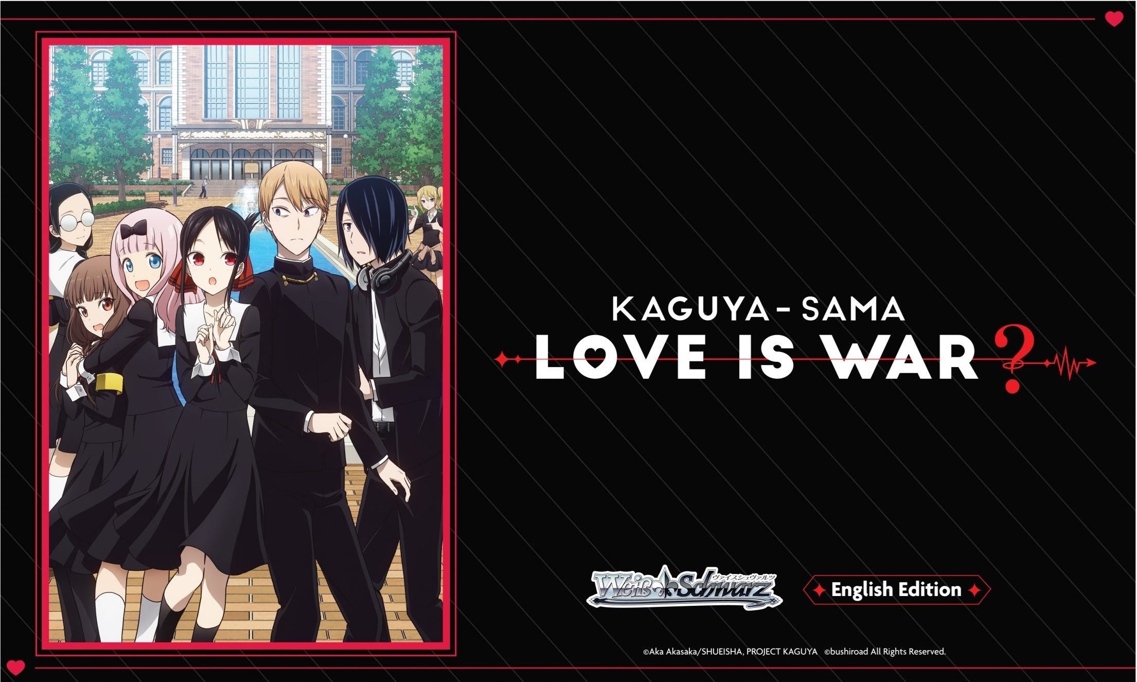 Image for Weiss Schwarz Preorder Stitched Playmat - Kaguya-sama: Love is War? - Playmats