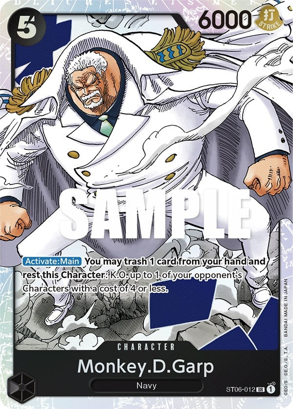 Image for Monkey.D.Garp (ST06-012) (Starter Deck 6: Absolute Justice) (ST-06) - One Piece Card Game