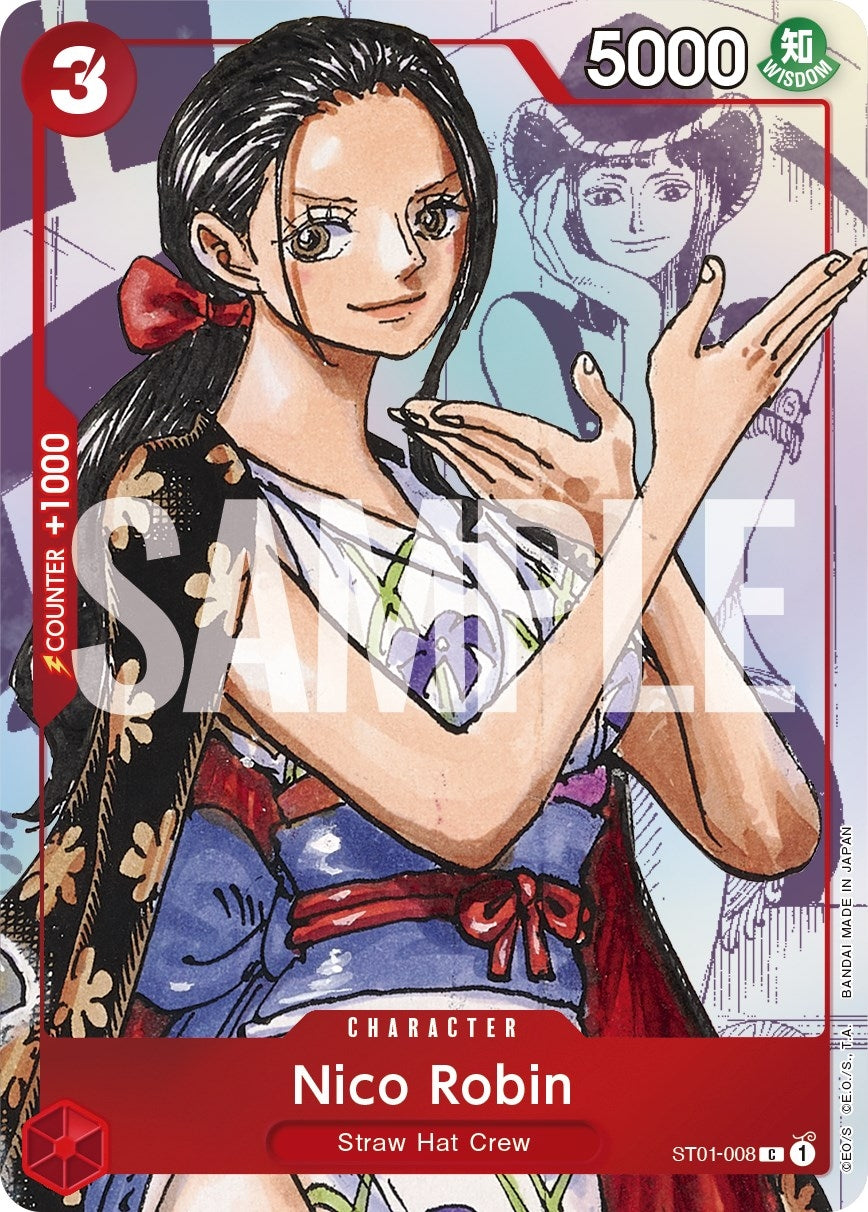 Image for Nico Robin - ST01-008 (Alternate Art) (ST01-008) (One Piece Promotion Cards) (OP-PR) - One Piece Card Game