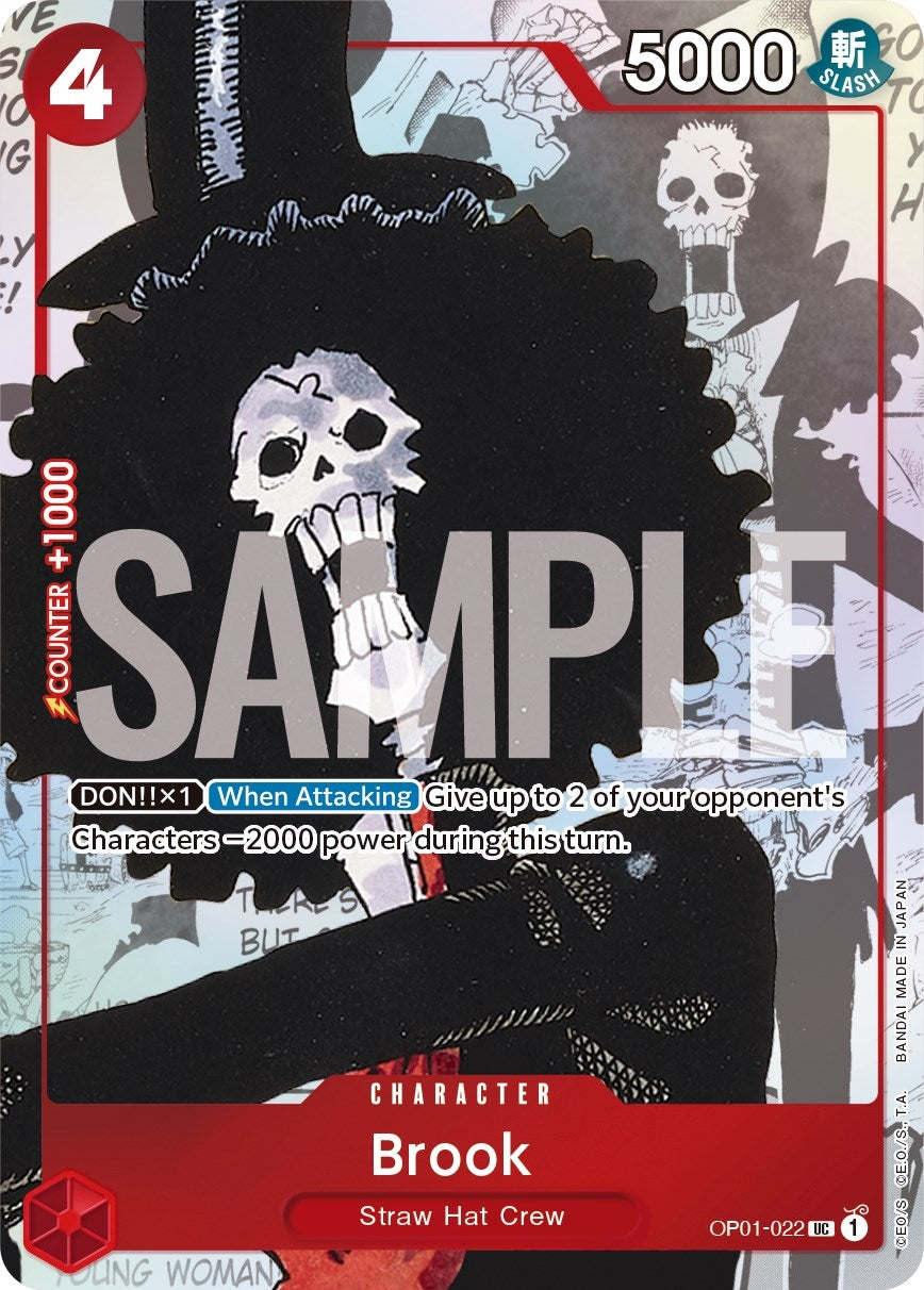 Image for Brook - OP01-022 (Alternate Art) (OP01-022) (One Piece Promotion Cards) (OP-PR) - One Piece Card Game