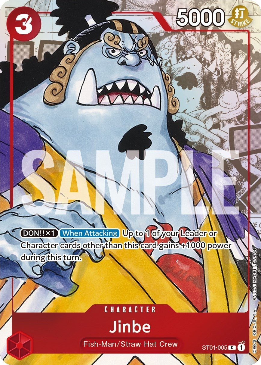 Image for Jinbe - ST01-005 (Alternate Art) (ST01-005) (One Piece Promotion Cards) (OP-PR) - One Piece Card Game