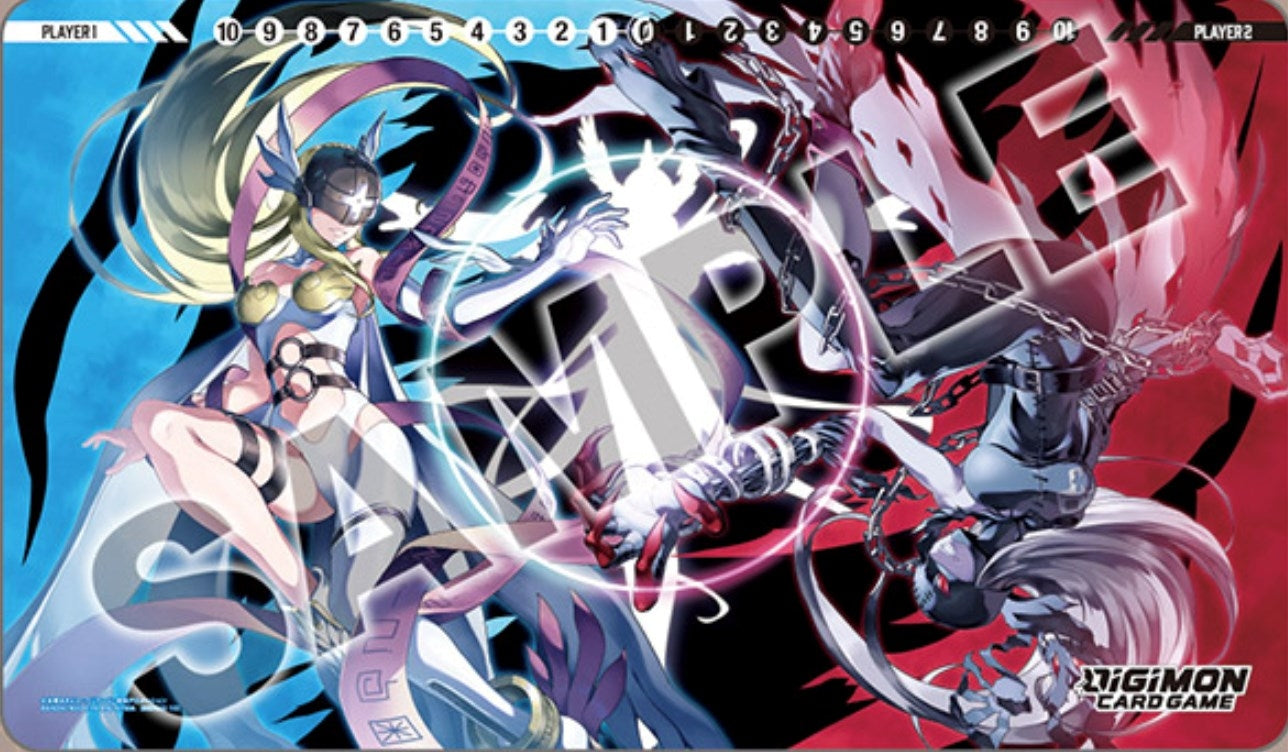Image for Digimon Card Game: Tamer Goods Set Angewomon & LadyDevimon Playmat - Playmats