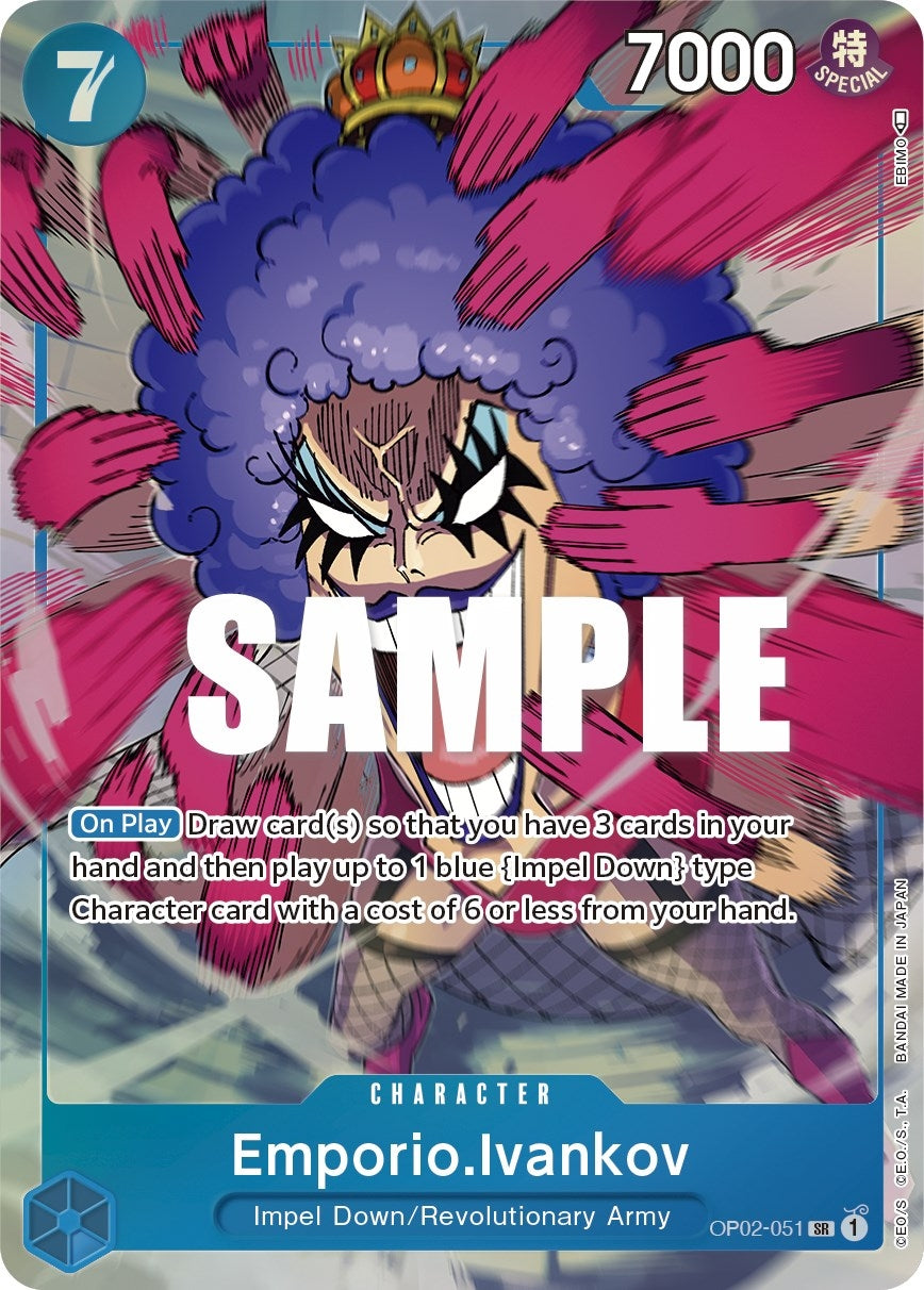 Image for Emporio.Ivankov (051) (Alternate Art) (OP02-051) (Paramount War) (OP02) - One Piece Card Game