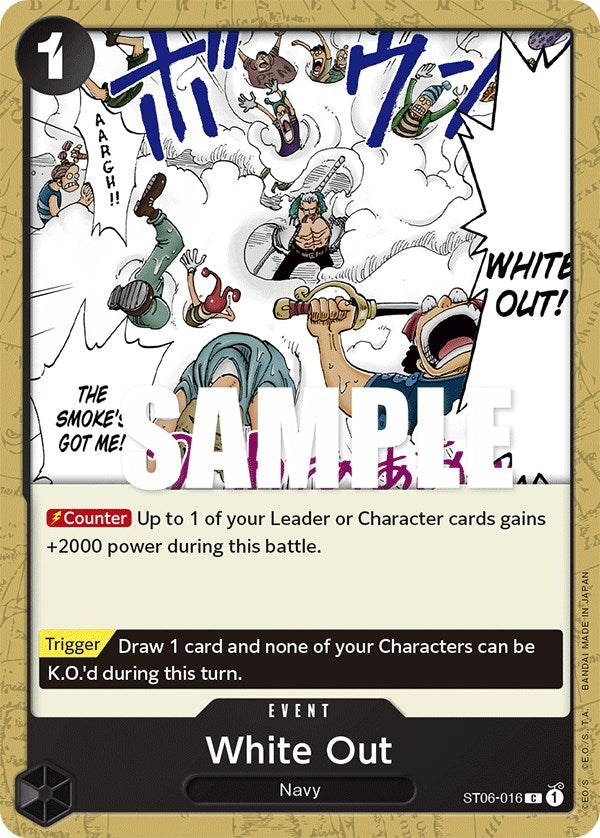 Image for White Out (ST06-016) (Starter Deck 6: Absolute Justice) (ST-06) - One Piece Card Game