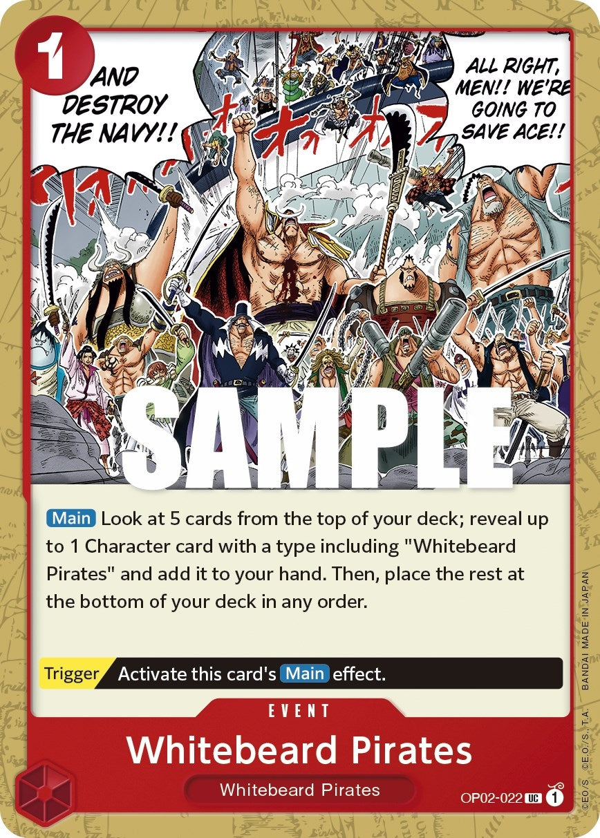 Image for Whitebeard Pirates (OP02-022) (Paramount War) (OP02) - One Piece Card Game