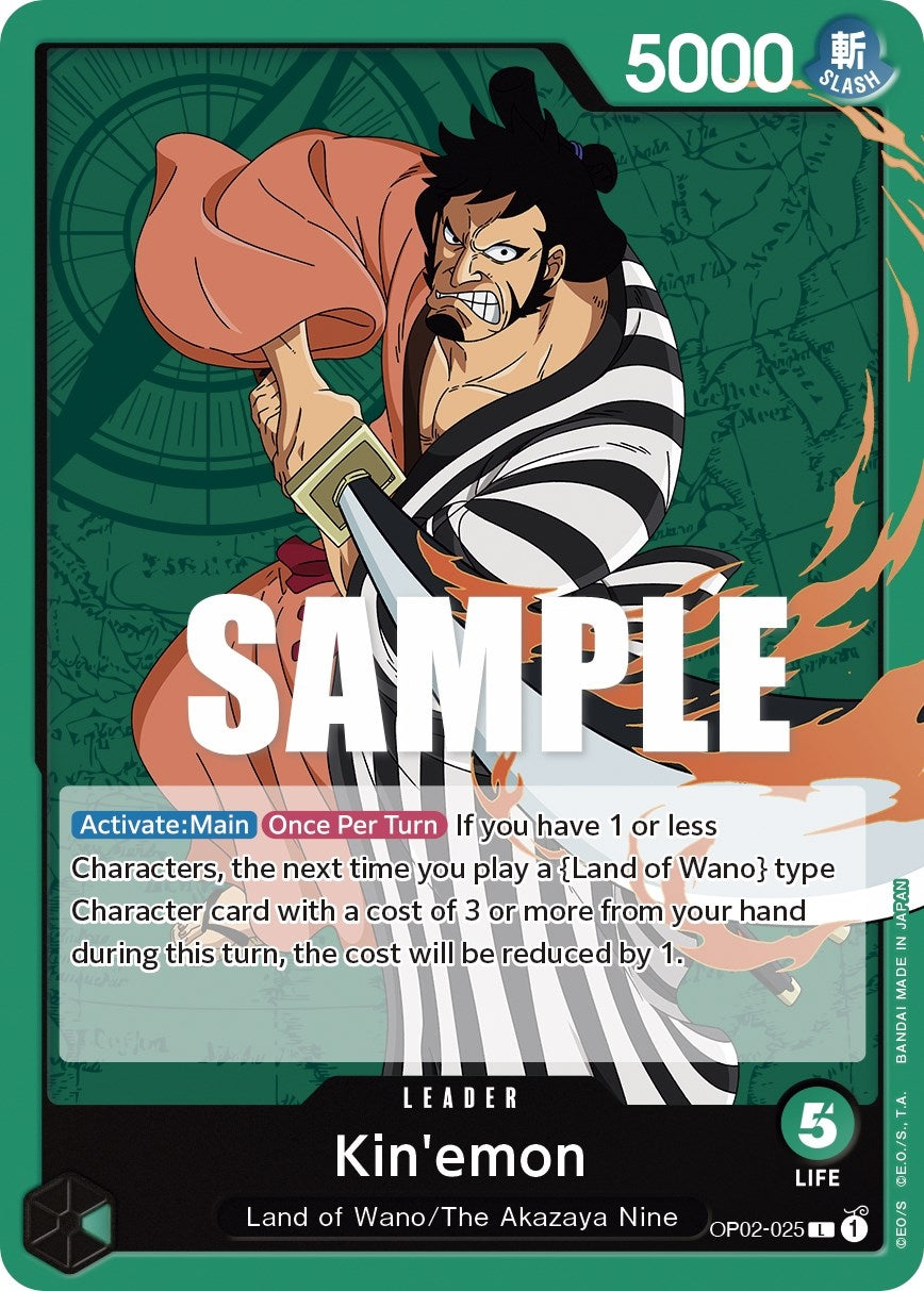 Image for Kin'emon (OP02-025) (Paramount War) (OP02) - One Piece Card Game