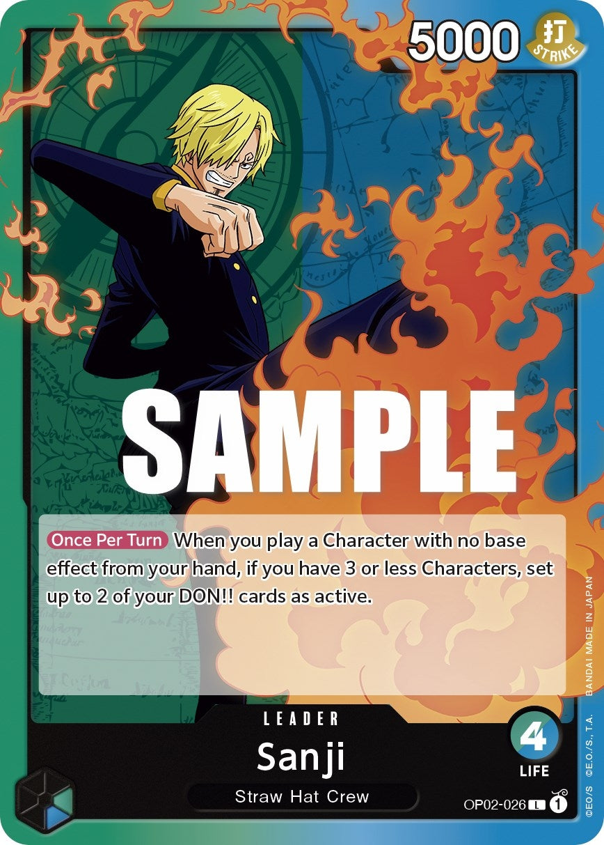 Image for Sanji (OP02-026) (Paramount War) (OP02) - One Piece Card Game