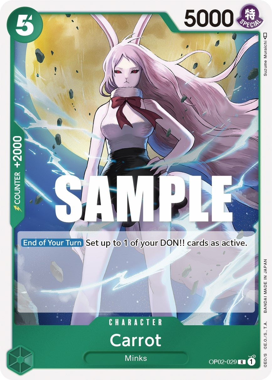Image for Carrot (OP02-029) (Paramount War) (OP02) - One Piece Card Game
