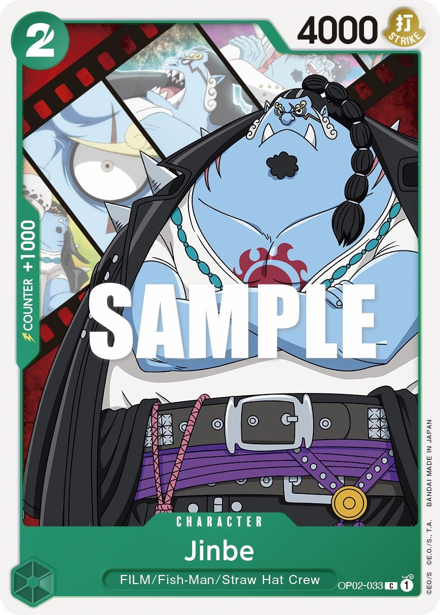Image for Jinbe (OP02-033) (Paramount War) (OP02) - One Piece Card Game