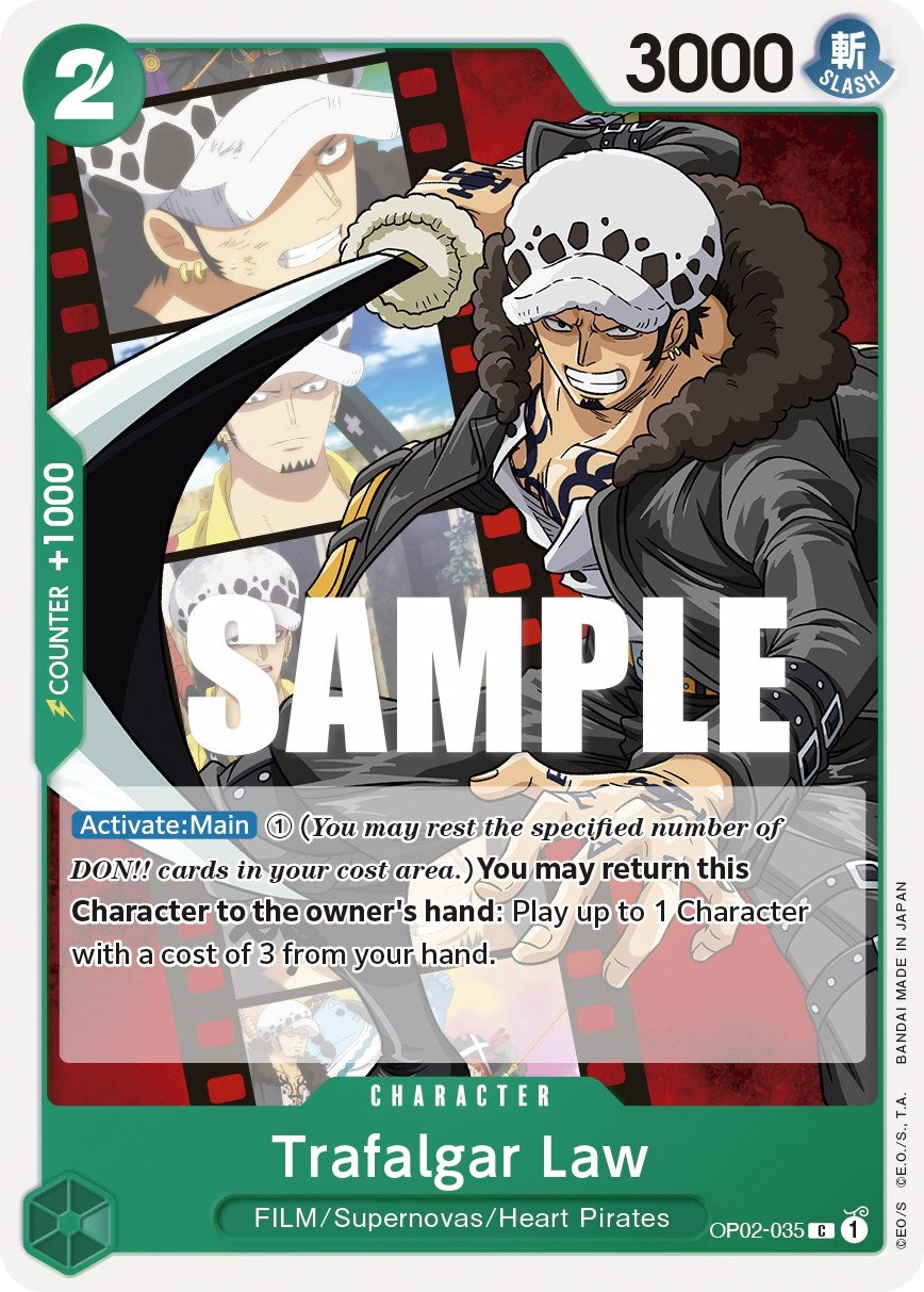 Image for Trafalgar Law (OP02-035) (Paramount War) (OP02) - One Piece Card Game