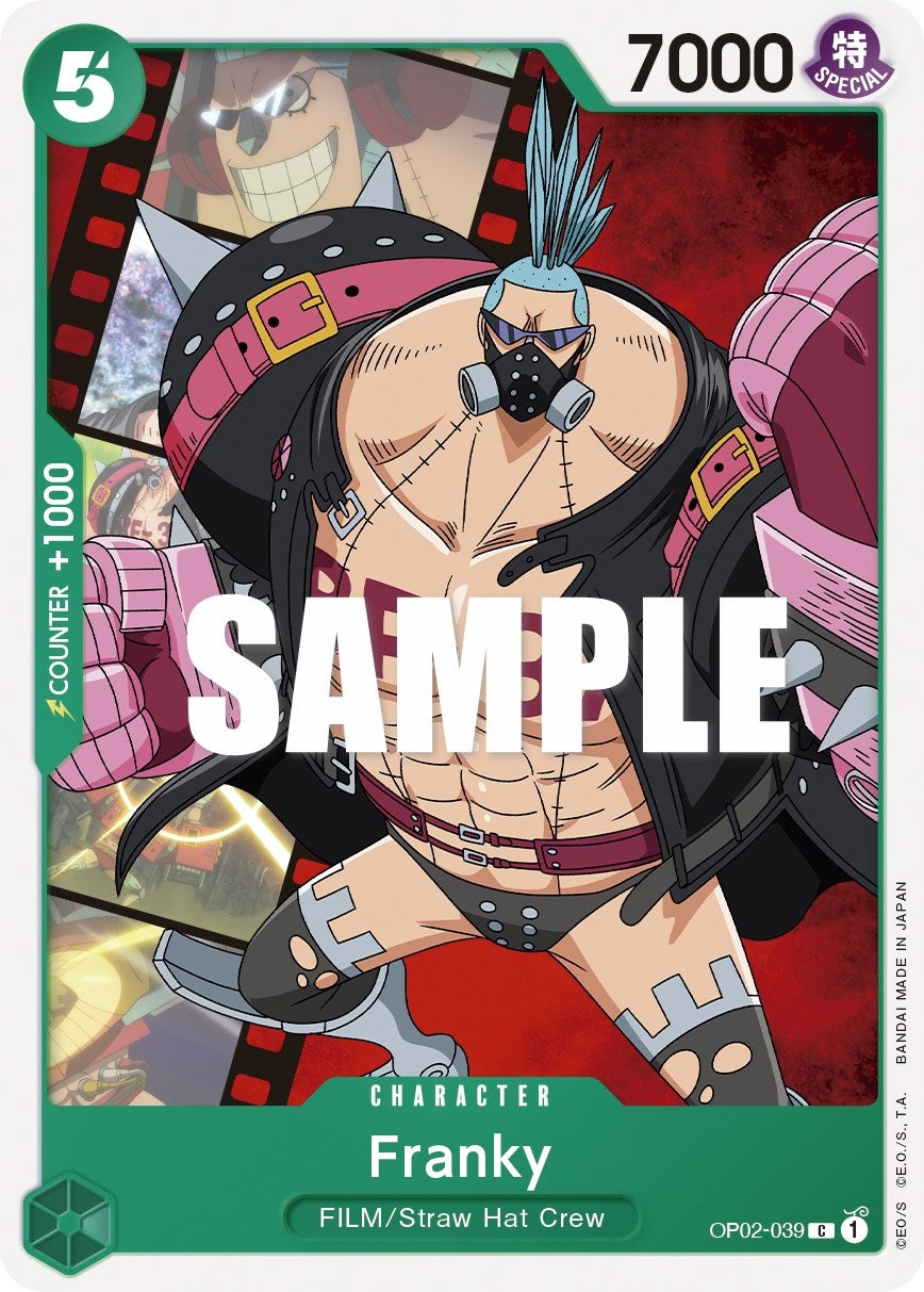 Image for Franky (OP02-039) (Paramount War) (OP02) - One Piece Card Game