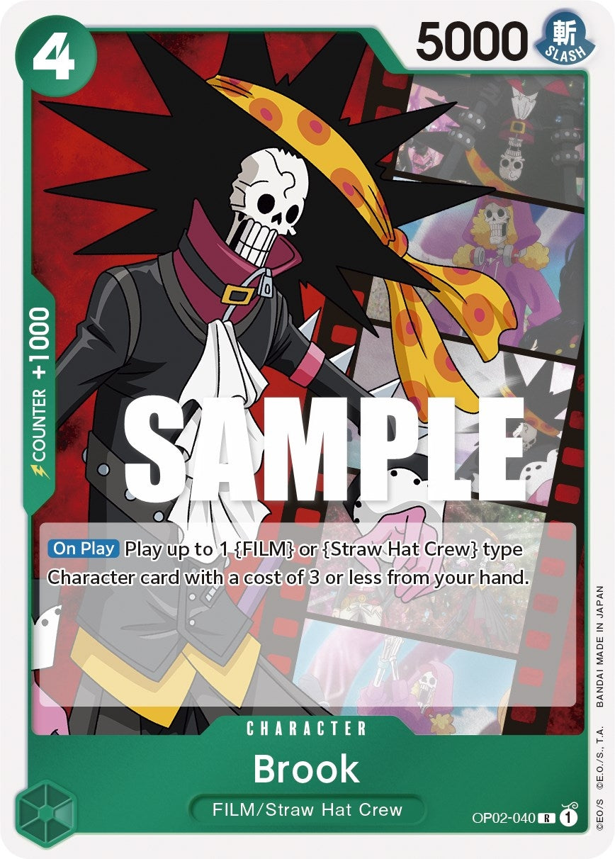 Image for Brook (OP02-040) (Paramount War) (OP02) - One Piece Card Game