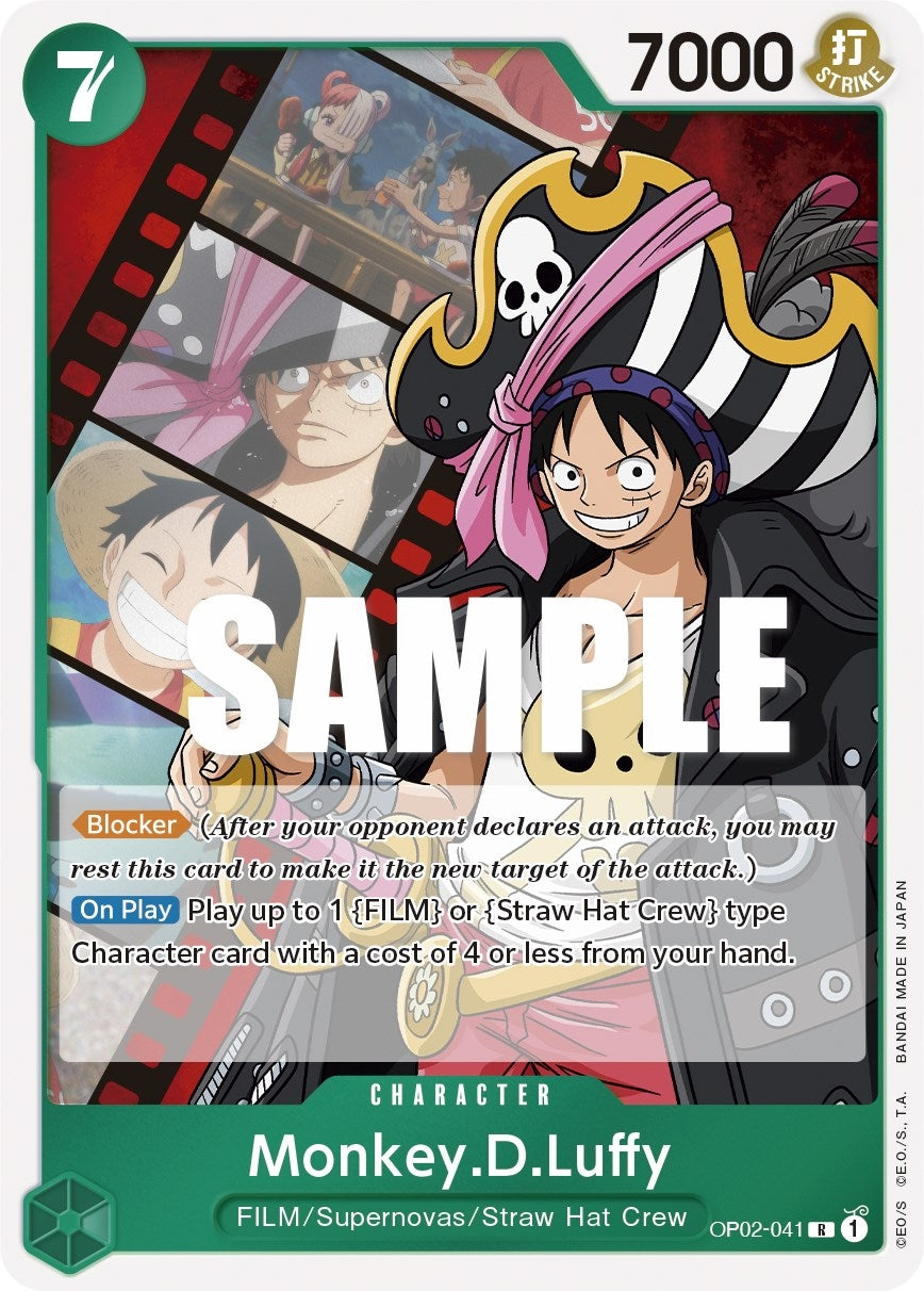 Image for Monkey.D.Luffy (041) (OP02-041) (Paramount War) (OP02) - One Piece Card Game
