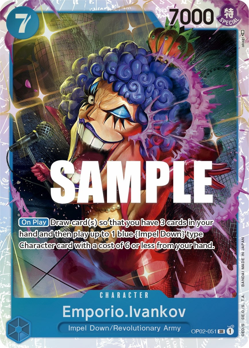 Image for Emporio.Ivankov (051) (OP02-051) (Paramount War) (OP02) - One Piece Card Game