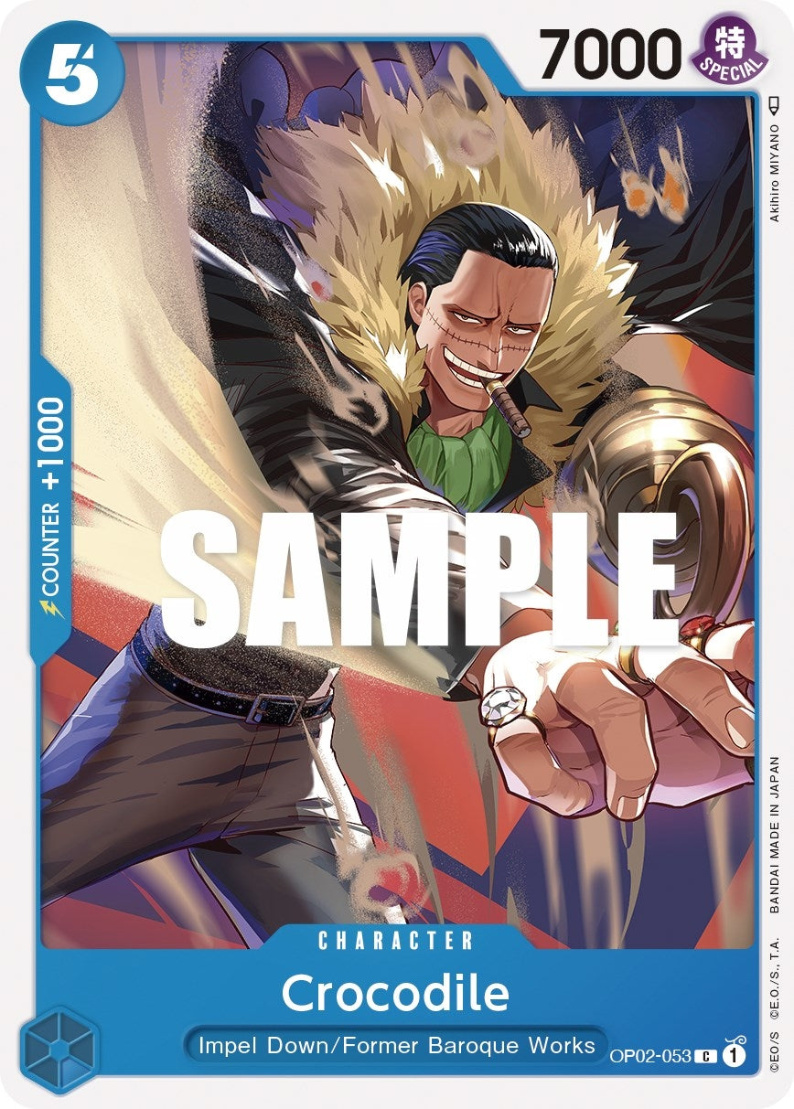 Image for Crocodile (OP02-053) (Paramount War) (OP02) - One Piece Card Game