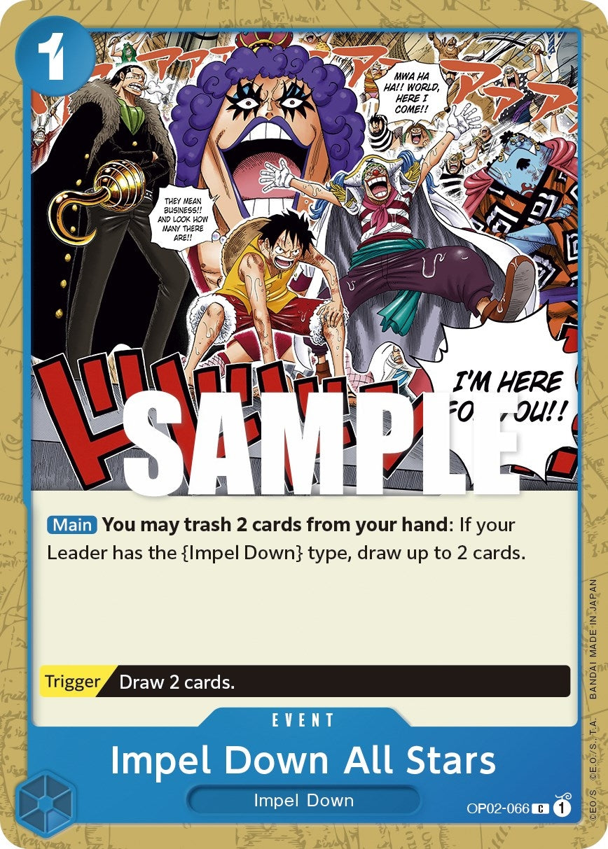 Image for Impel Down All Stars (OP02-066) (Paramount War) (OP02) - One Piece Card Game