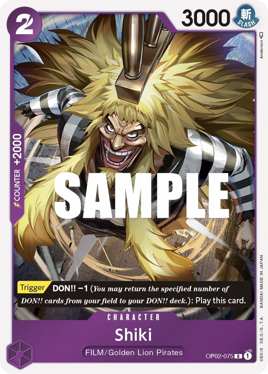 Image for Shiki (OP02-075) (Paramount War) (OP02) - One Piece Card Game