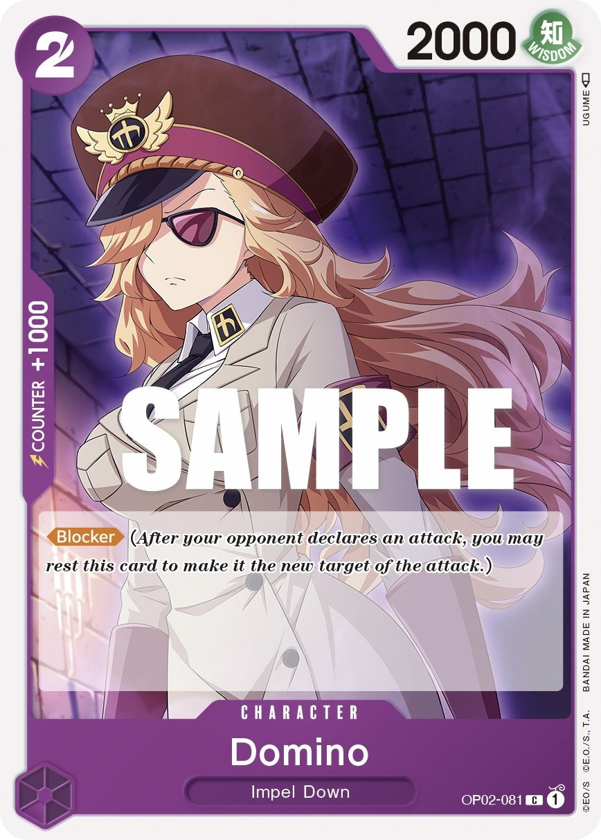 Image for Domino (OP02-081) (Paramount War) (OP02) - One Piece Card Game