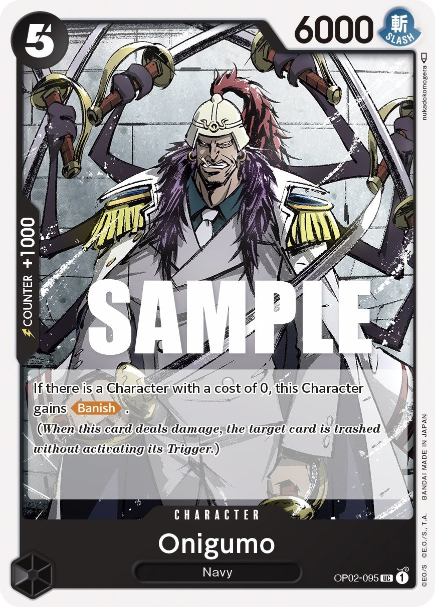 Image for Onigumo (OP02-095) (Paramount War) (OP02) - One Piece Card Game