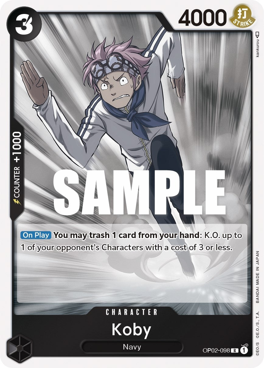 Image for Koby (OP02-098) (Paramount War) (OP02) - One Piece Card Game