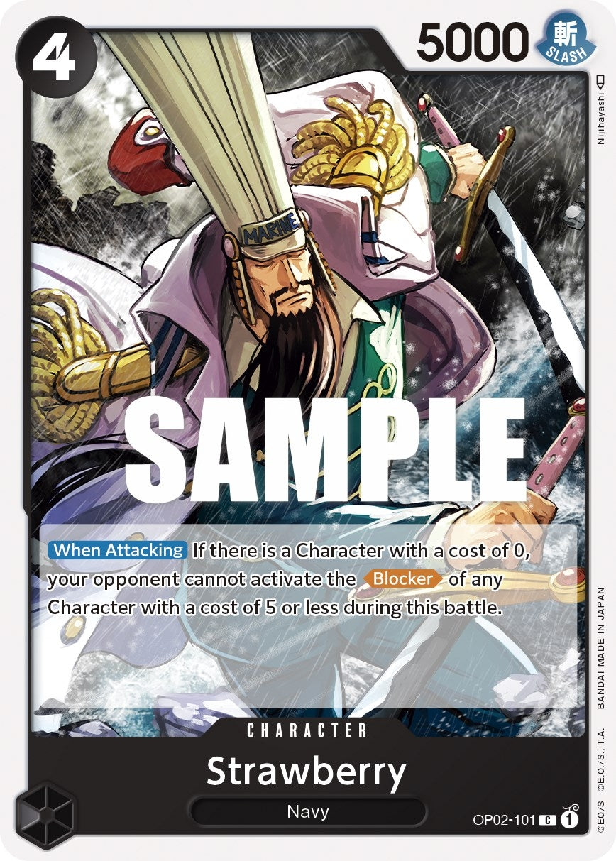 Image for Strawberry (OP02-101) (Paramount War) (OP02) - One Piece Card Game