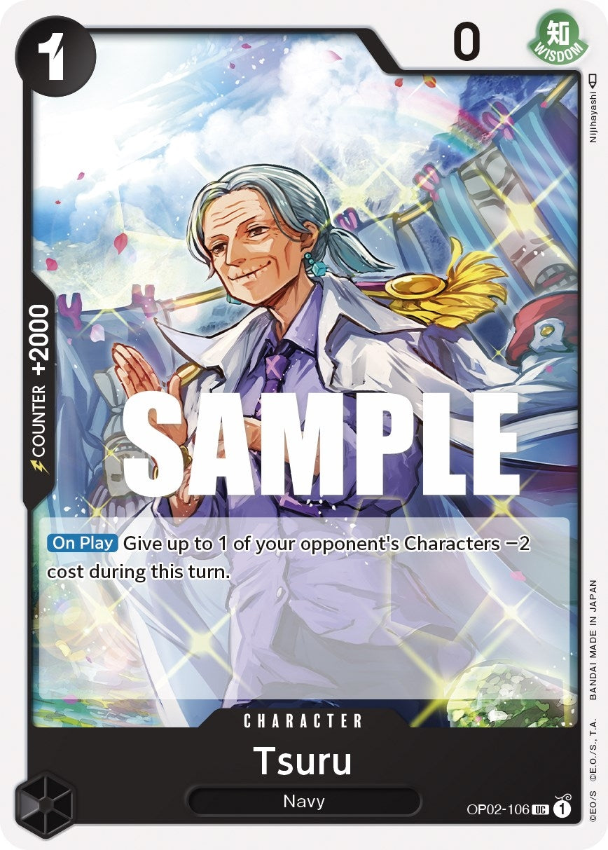 Image for Tsuru (OP02-106) (Paramount War) (OP02) - One Piece Card Game