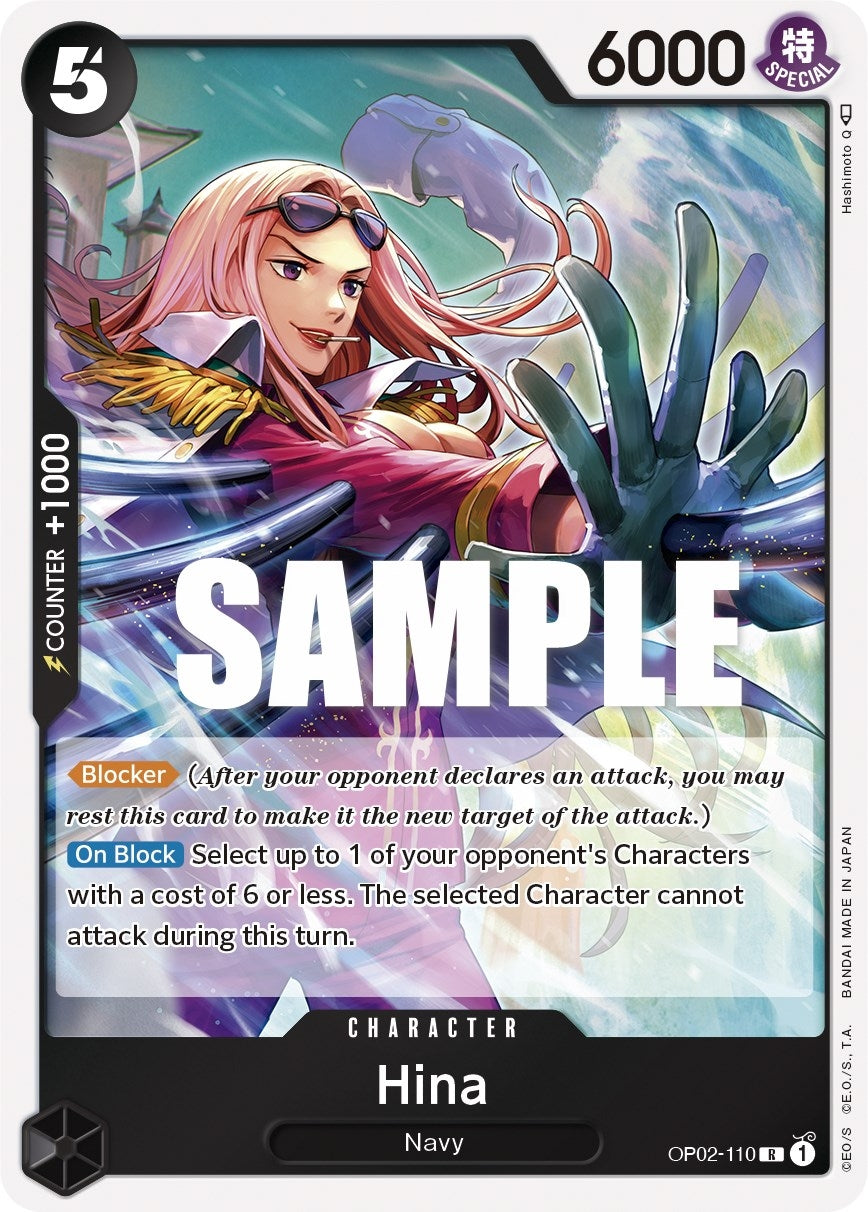 Image for Hina (OP02-110) (Paramount War) (OP02) - One Piece Card Game