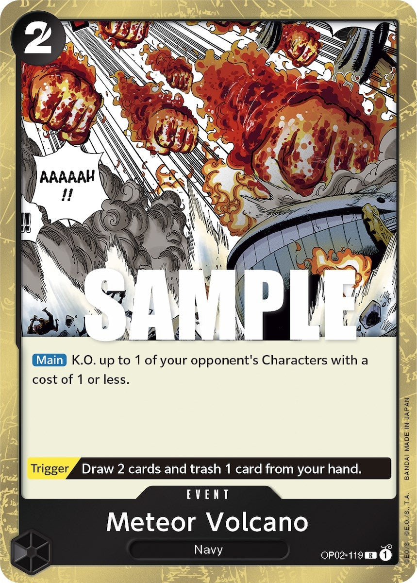 Image for Meteor Volcano (OP02-119) (Paramount War) (OP02) - One Piece Card Game