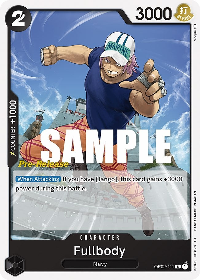 Image for Fullbody (OP02-111) (Paramount War Pre-Release Cards) (OP02 PRE) - One Piece Card Game