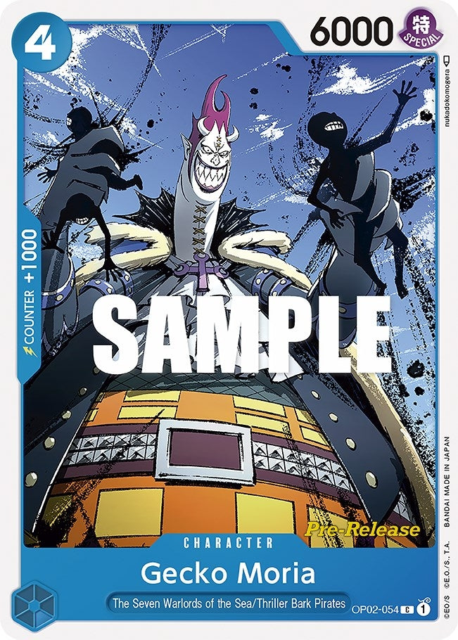 Image for Gecko Moria (OP02-054) (Paramount War Pre-Release Cards) (OP02 PRE) - One Piece Card Game