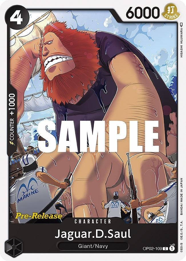 Image for Jaguar.D.Saul (OP02-109) (Paramount War Pre-Release Cards) (OP02 PRE) - One Piece Card Game