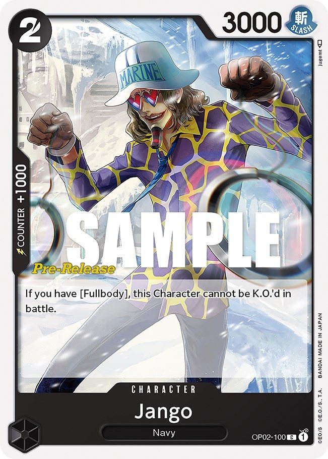Image for Jango (OP02-100) (Paramount War Pre-Release Cards) (OP02 PRE) - One Piece Card Game