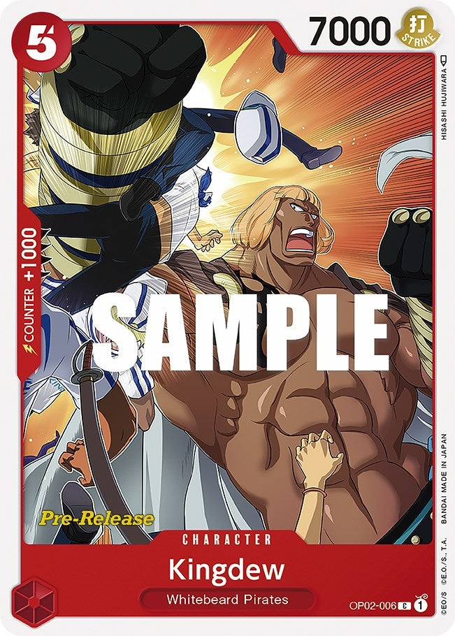 Image for Kingdew (OP02-006) (Paramount War Pre-Release Cards) (OP02 PRE) - One Piece Card Game