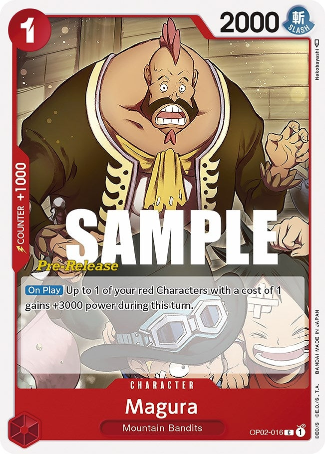 Image for Magura (OP02-016) (Paramount War Pre-Release Cards) (OP02 PRE) - One Piece Card Game