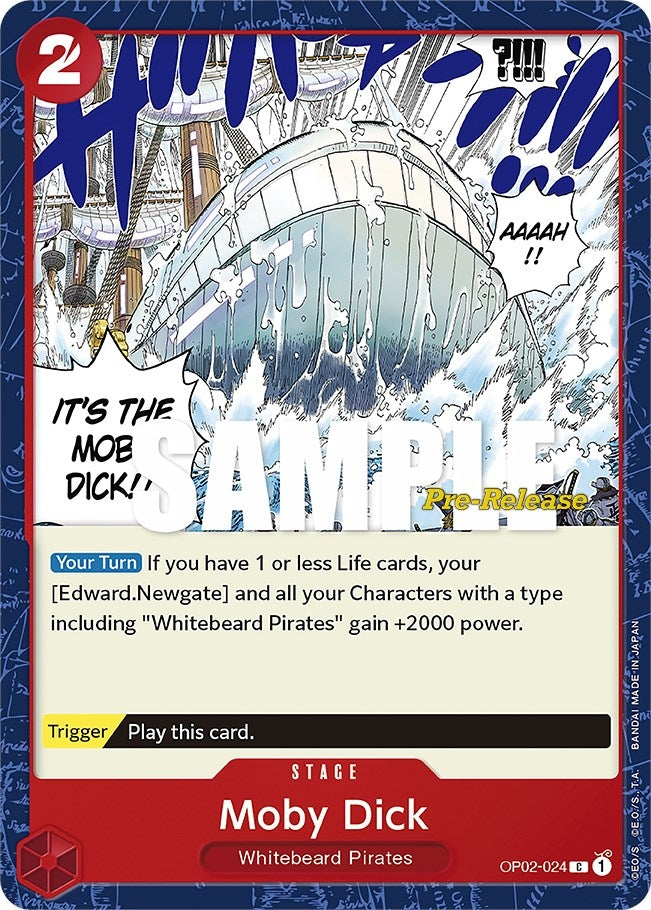 Image for Moby Dick (OP02-024) (Paramount War Pre-Release Cards) (OP02 PRE) - One Piece Card Game