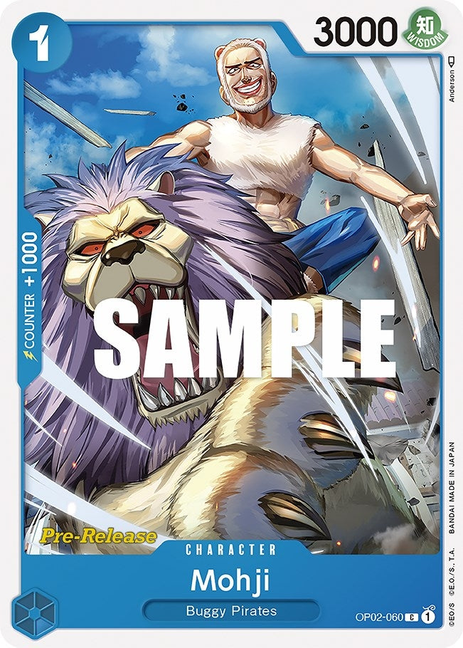 Image for Mohji (OP02-060) (Paramount War Pre-Release Cards) (OP02 PRE) - One Piece Card Game
