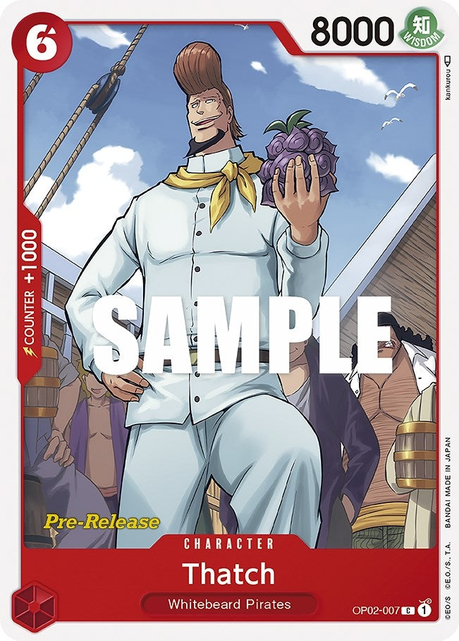 Image for Thatch (OP02-007) (Paramount War Pre-Release Cards) (OP02 PRE) - One Piece Card Game