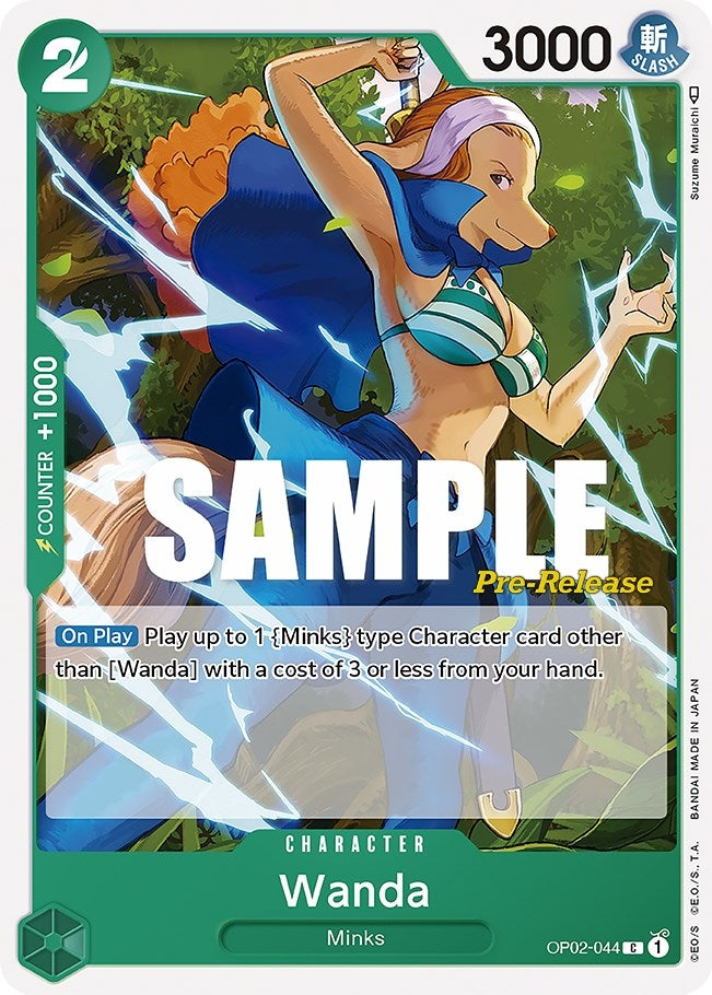 Image for Wanda (OP02-044) (Paramount War Pre-Release Cards) (OP02 PRE) - One Piece Card Game