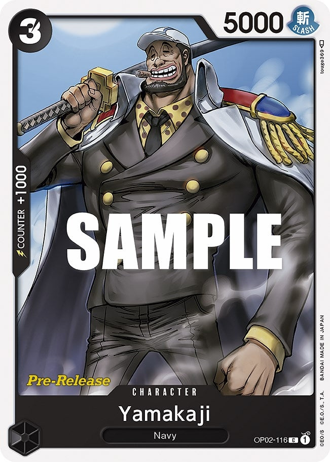 Image for Yamakaji (OP02-116) (Paramount War Pre-Release Cards) (OP02 PRE) - One Piece Card Game